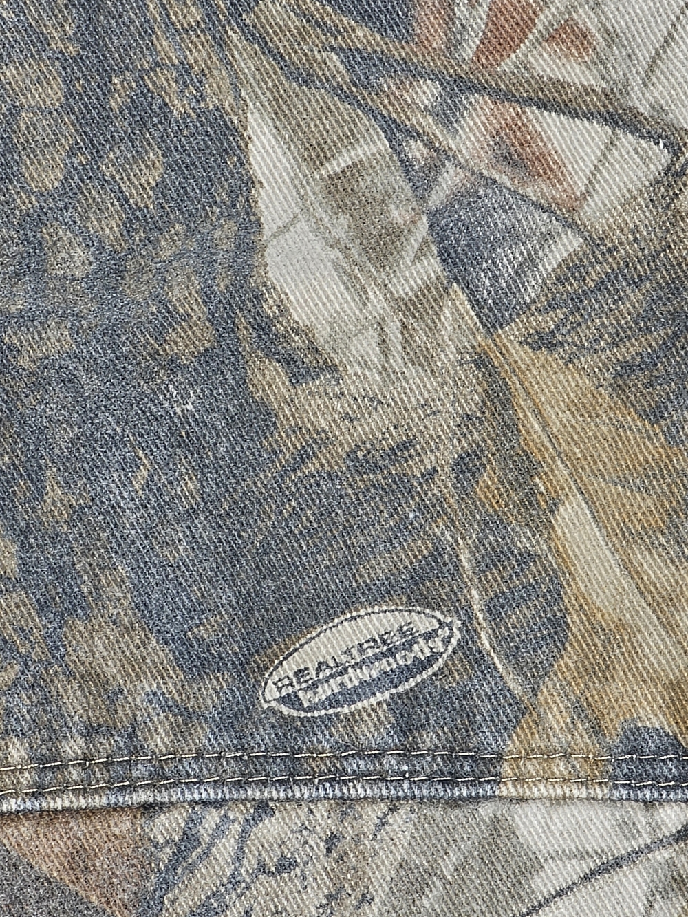 Wrangler Brown and Olive Leather Patch Jeans - Picture 5 of 7